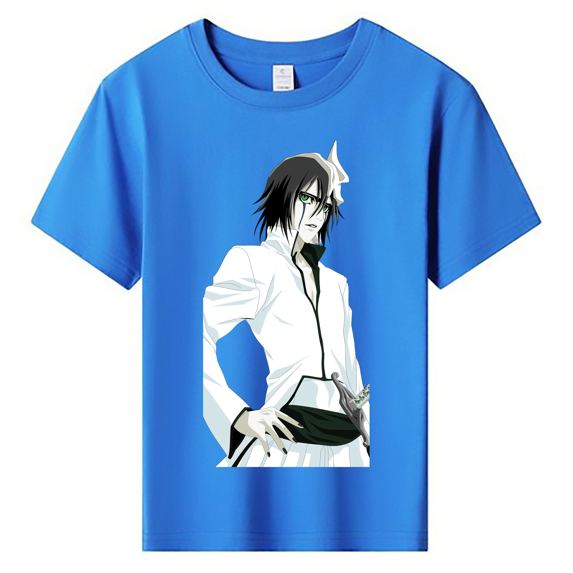 （画像用） ブリーチ ウルキオラ·シファー BLEACH Ulquiorra cifer 綿100％キッズTシャツ（フロントプリント）